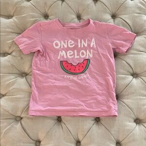 Life Is Good Pink 'One in a Melon' Kids T-Shirt